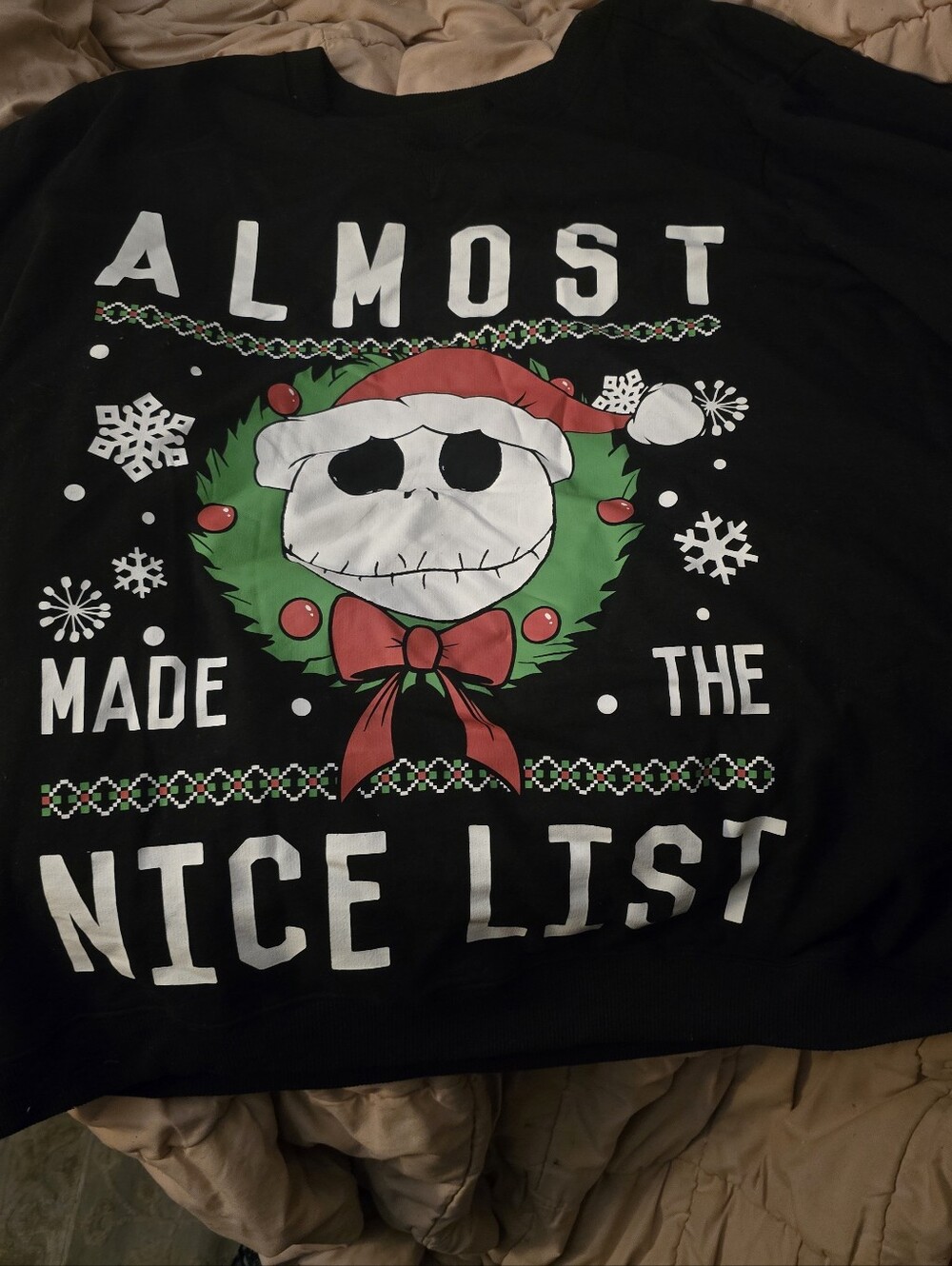 The Nightmare Before Christmas Jack Skellington Crewneck Sweatshirt Sweater